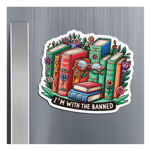 Imán decorativo para amantes de libros 5.5 pulg miniatura 1