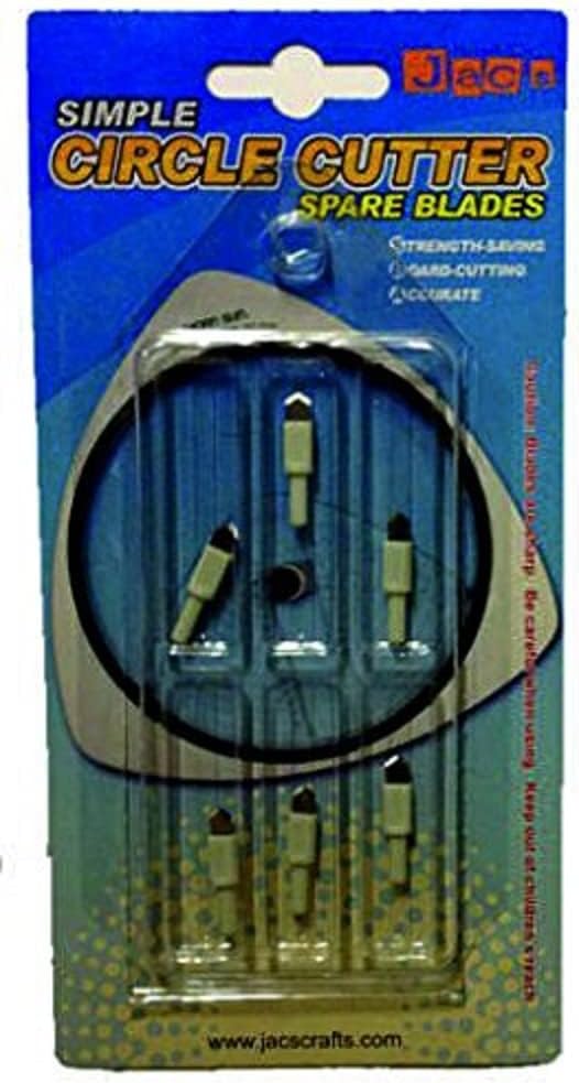 Jacs Circle Cutter Spare Blades, Pack of 6