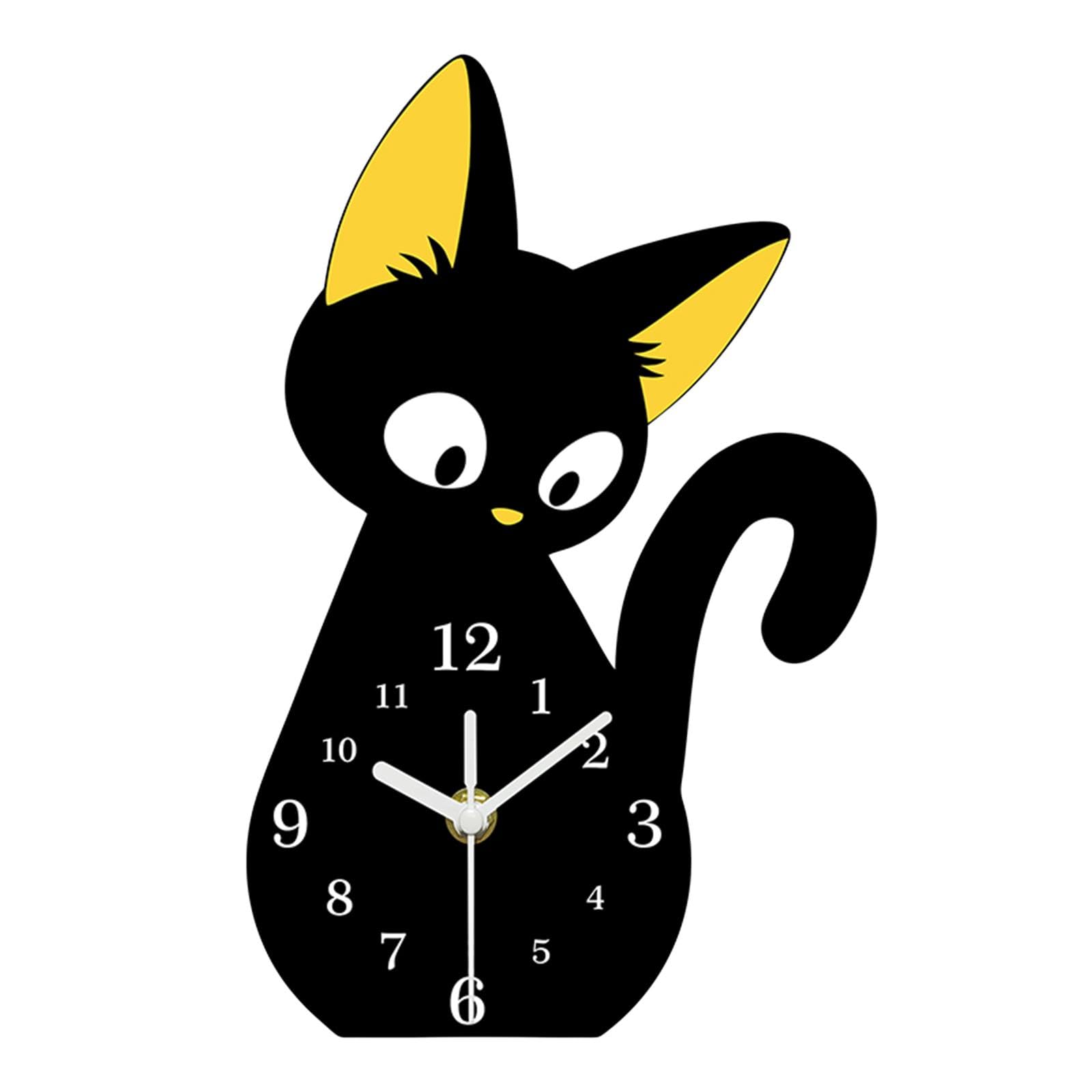 Reloj de escritorio y adorno de mesa acrílico decorativo para habitación infantil y juvenil