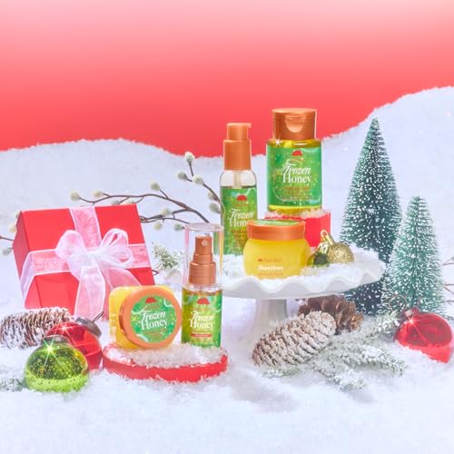 Image of Tree Hut Mini Frozen Honey Moisturizing Shave Oil, Travel Size, 2 Fl Oz | Nourishing Gel-to-Oil Formula for a Close, Smooth Shave, Made with Shea Butter, For All Skin Types, TSA Approved