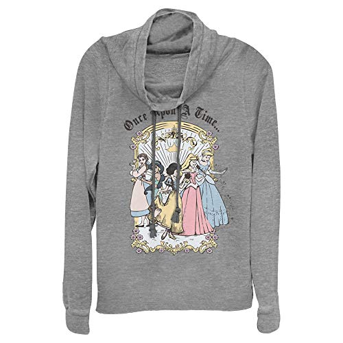 Image of Junior's Disney Classic Once Upon a Time Cowl Neck Sweatshirt