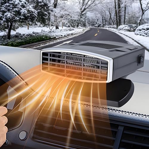 Chauffage portable et dégivreur de voiture 12V 200W à chauffage rapide
