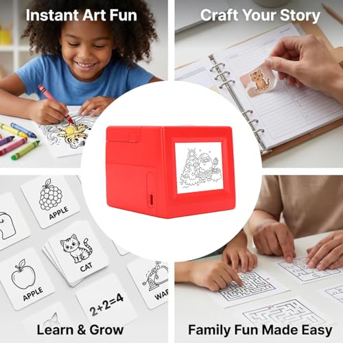 Image of AI Voice Sticker Printer, 2.8 Inch Screen Thermal Printer with Built in AI and Bluetooth WiFi, for Study Notes Diary Planner Kids Gift