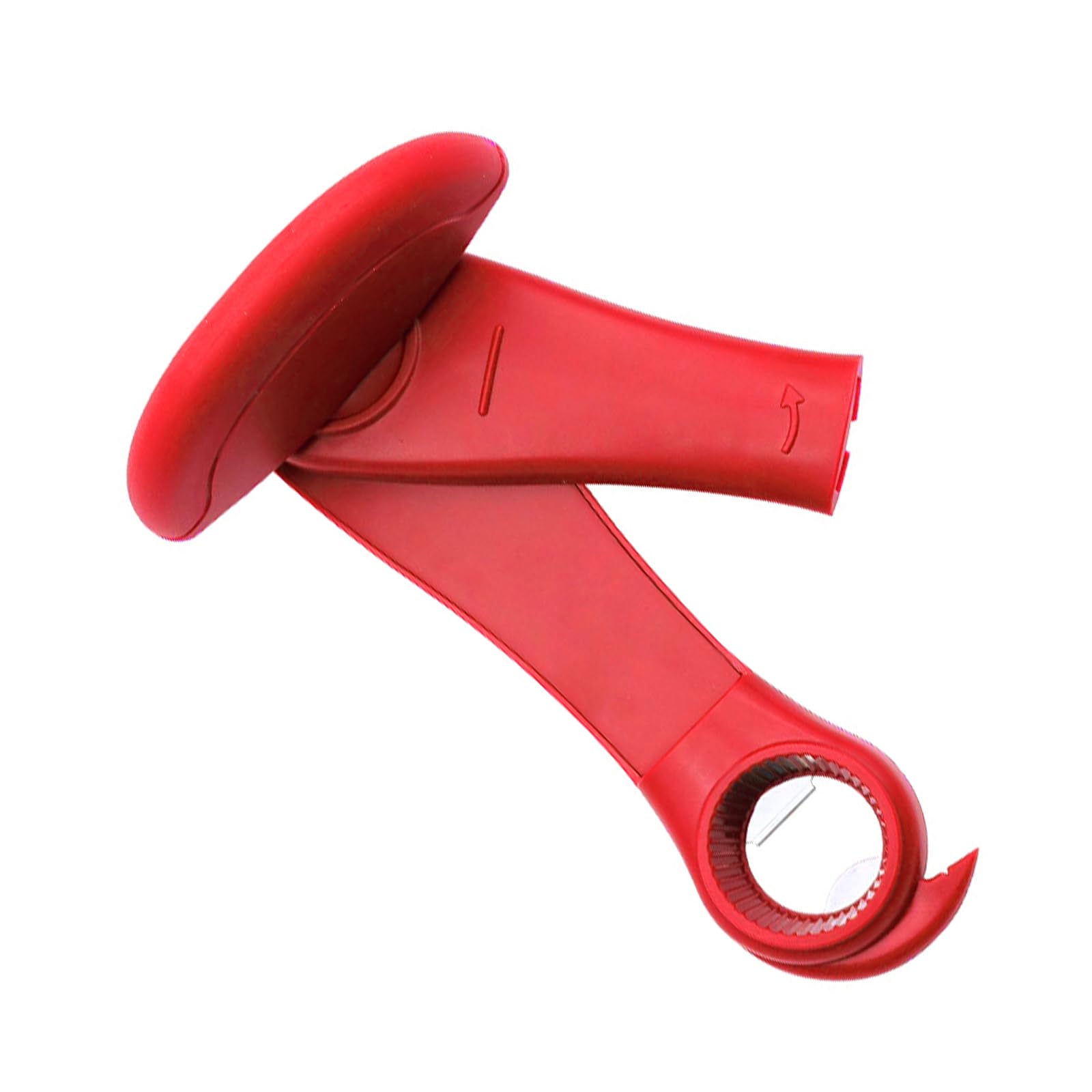 carotoe Ergonomic Manual Can Opener with Big Knob and Secure Handle for Simple Safe Opening of Cans Jars and Bottles Hook Can Opener