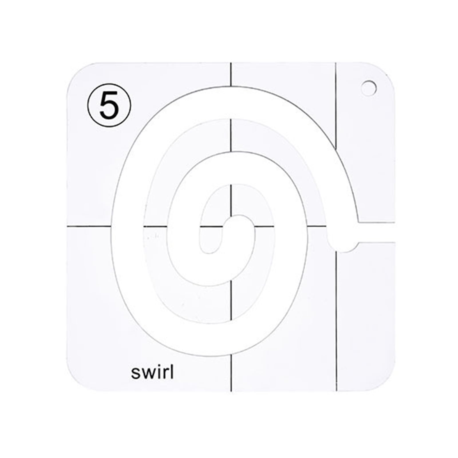 Tsophreniq Sewing Patchwork Ruler Special-Shaped Hollow Sewing Template Presser Foot Patchwork Template Quilting Tool Acrylic Ruler