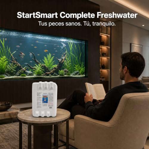 Image of TLC Products StartSmart Complete Freshwater Aquarium Cycle Starter | Beneficial Nitrifiers, Supports Clear Water & Biofiltration, Reduces Excess Sludge, One Gallon (128 oz, 3.78 L)