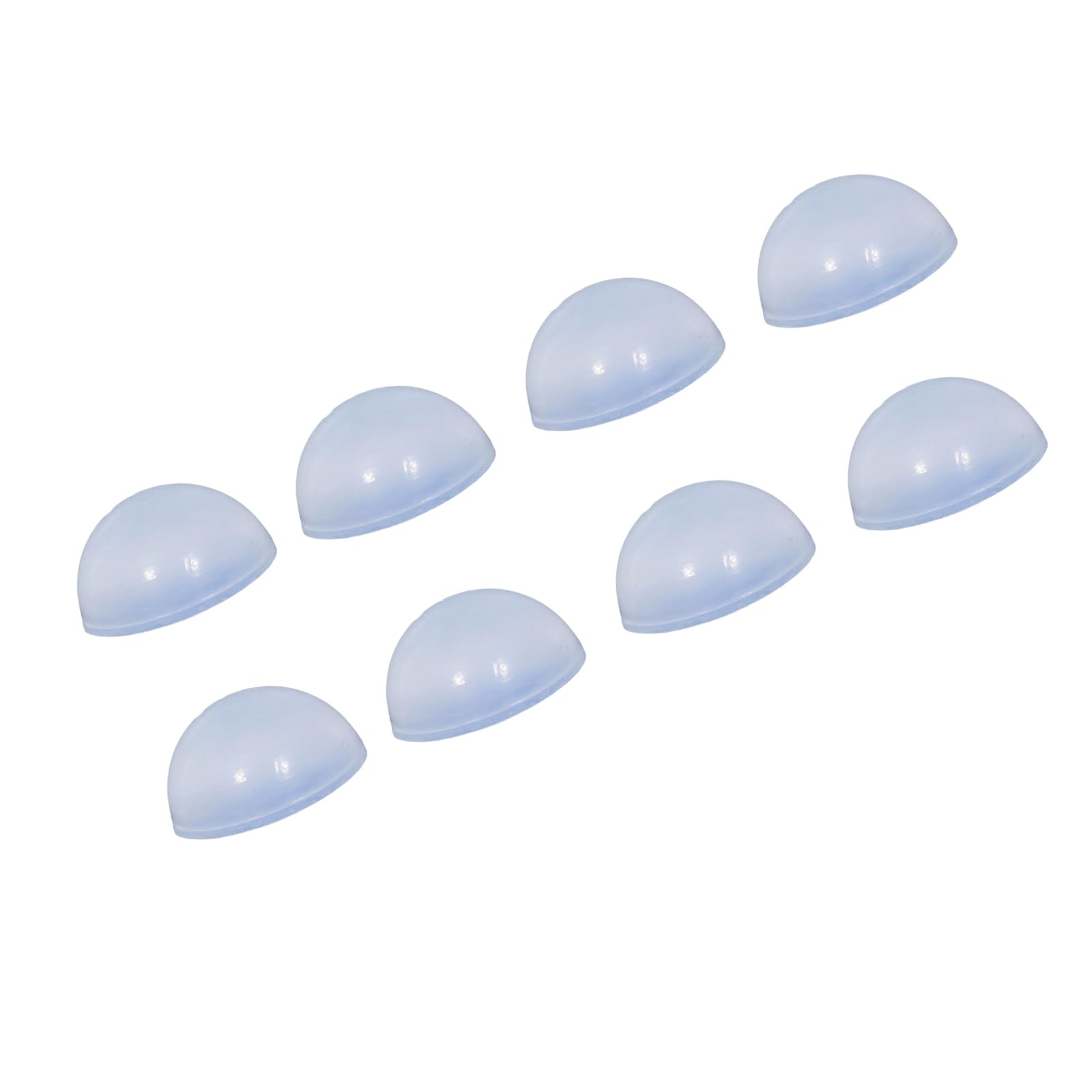 8Pcs Rubber Supports Feet with Adhesive for Shock Absorption on Electronics Hemispherical Mattresses Adherent Cushions