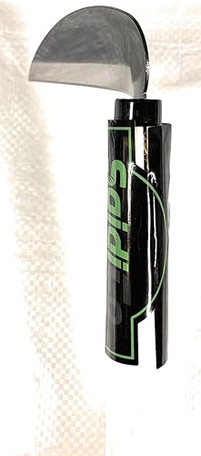 Miniatura 3 de SaidiCo Hoz de hierba de deshierbe de estilo japonés con hoja forjada de 125 mm4.92"