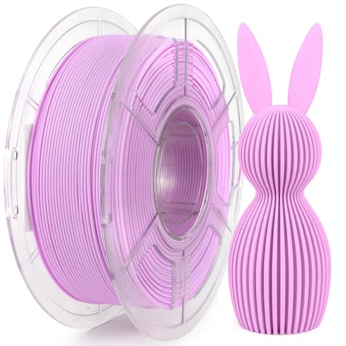 Image of iSANMATE High Speed Matte PLA+ 3D Printer Filament, Matte Lilac PLA+ Filament 1.75mm Designed for High Speed 30-600mm /s, Fast Printing Speed PLA, Dimensional Accuracy ±0.02mm, 1kg Spool (2.2lbs)