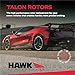 Hawk Performance HTC4448 Cross-Drilled and Slotted Talon Rotors