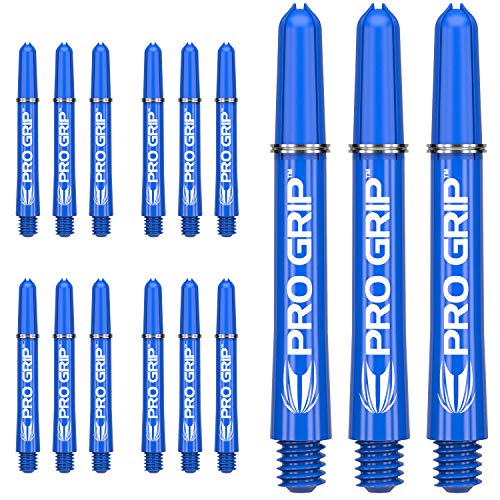 Target Darts Lot de 5 Pro Grip-38 cm au Total Tiges de fléchettes Unisexe, Bleu, Intermediate