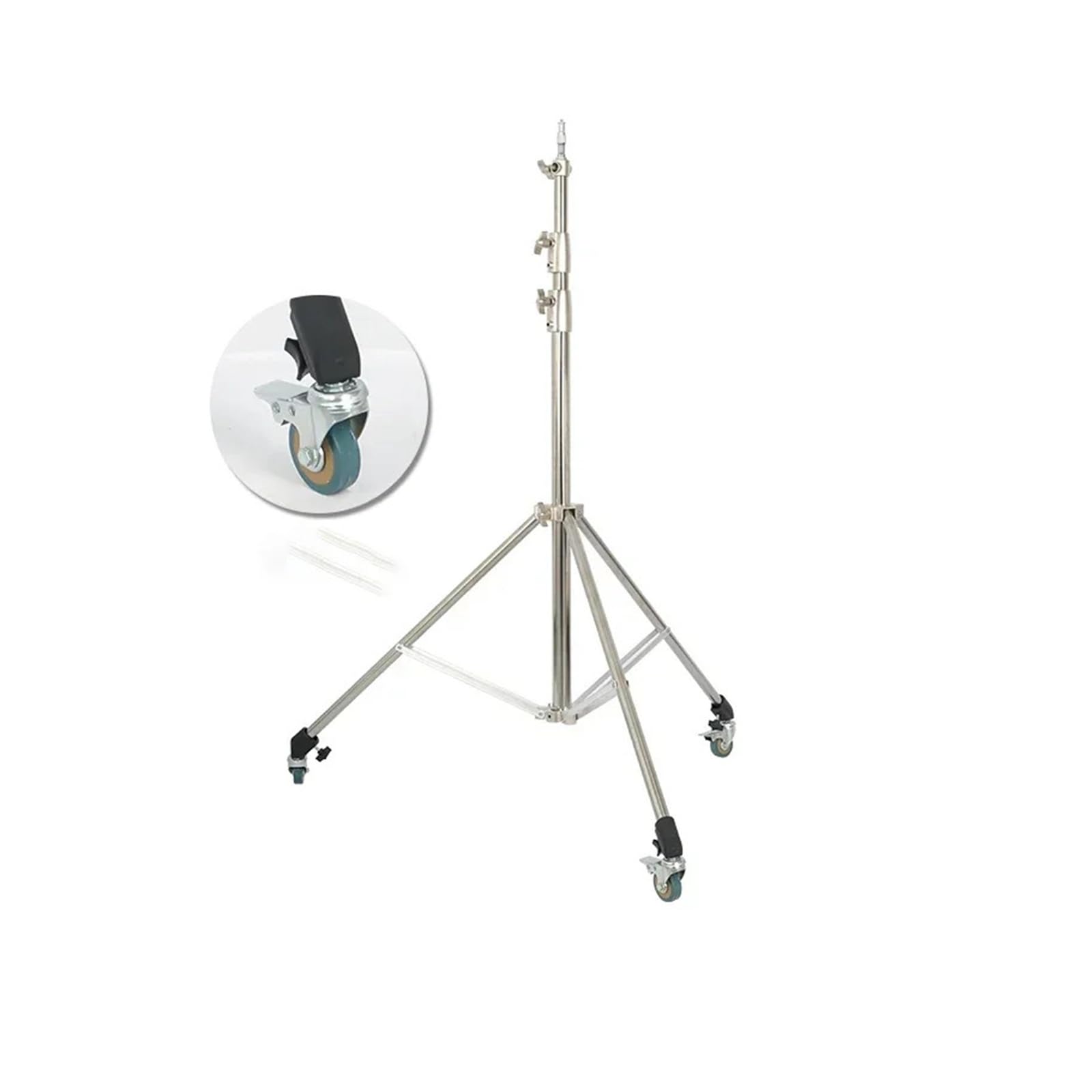 Duży statyw ze stali, 2,8 m, składany, statyw do oświetlenia, fotografia do oświetlenia wypełniającego, softbox, studio fotograficzne (2 szt.)
