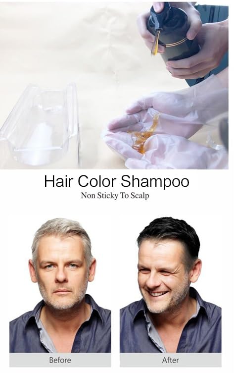 Miniatura 8 de Champú para coloración de cabello, champú de color de cabello para cubrir el cabello gris, tinte para el cabello, color de cabello, color de cabello