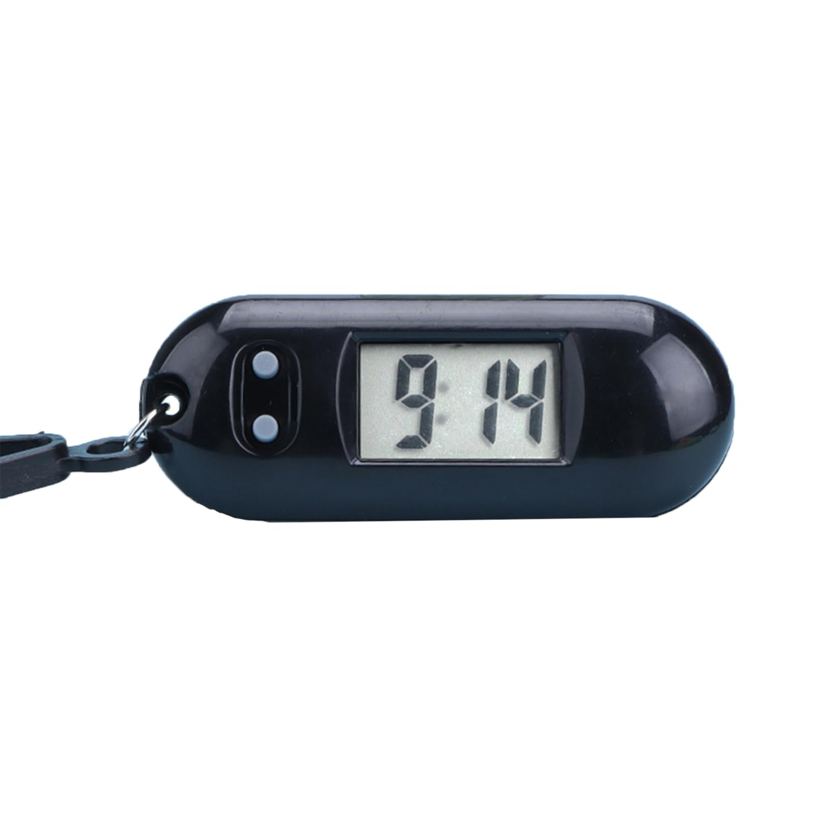 ulafbwur Mini Electronic Clock Electronic Clock Silent LCD Digital Display Portable Student Exam Study Desktop Clock Keychain for Library Digital Electronic Desk Electronic Clock