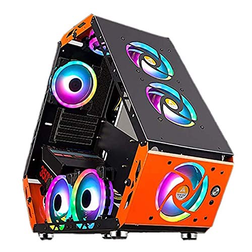 ZXFF Gaming Case, Mid-Tower ATX/M-ATX PC Gaming Computer