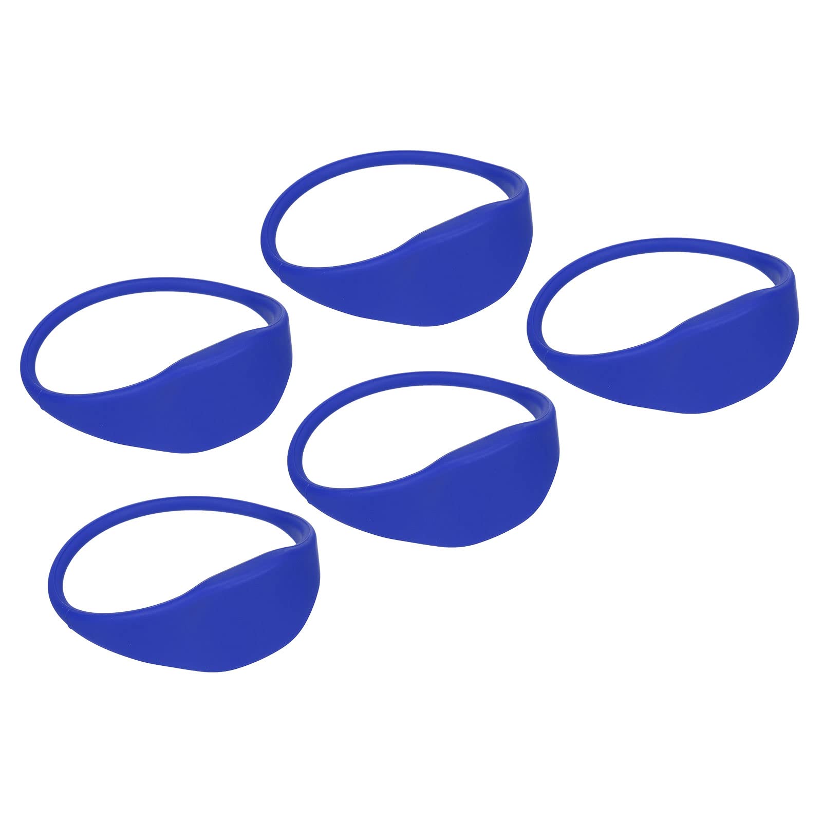 sourcing mapID Card Key Wristband RFID Proximity 125KHz TK4100 Read Only Contactless Token Tag Bracelet for Door Entry Access Control Blue 5 Pack