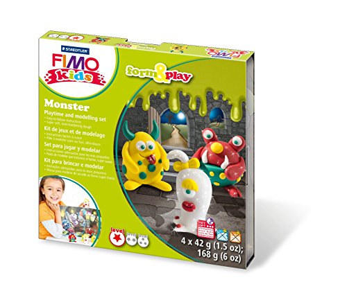 Staedtler Fimo niños y la Forma de Juego LY 8034 11 Plastilina 42 g Matching