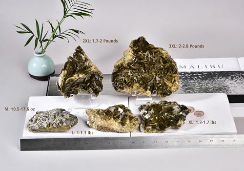 Image of AMOYSTONE Healing Crystal Ore Specimen Siderite Large 1-1.3 Pounds Student Classroom Research Rocks Chakra Reiki Meditation Collect ome Office Desk Decor Festival Gifts
