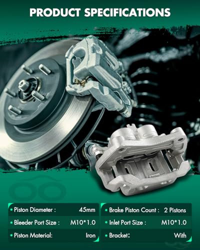 Image of SCITOO 1PC 19B2870B Front Driver Side Disc Brake Caliper With Bracket | Fit For Infiniti,For Nissan Models - For 370Z 2009-2020,For EX35 2008-2012,For EX37 2013,For G25 2011-2012,For G35 2007-2008
