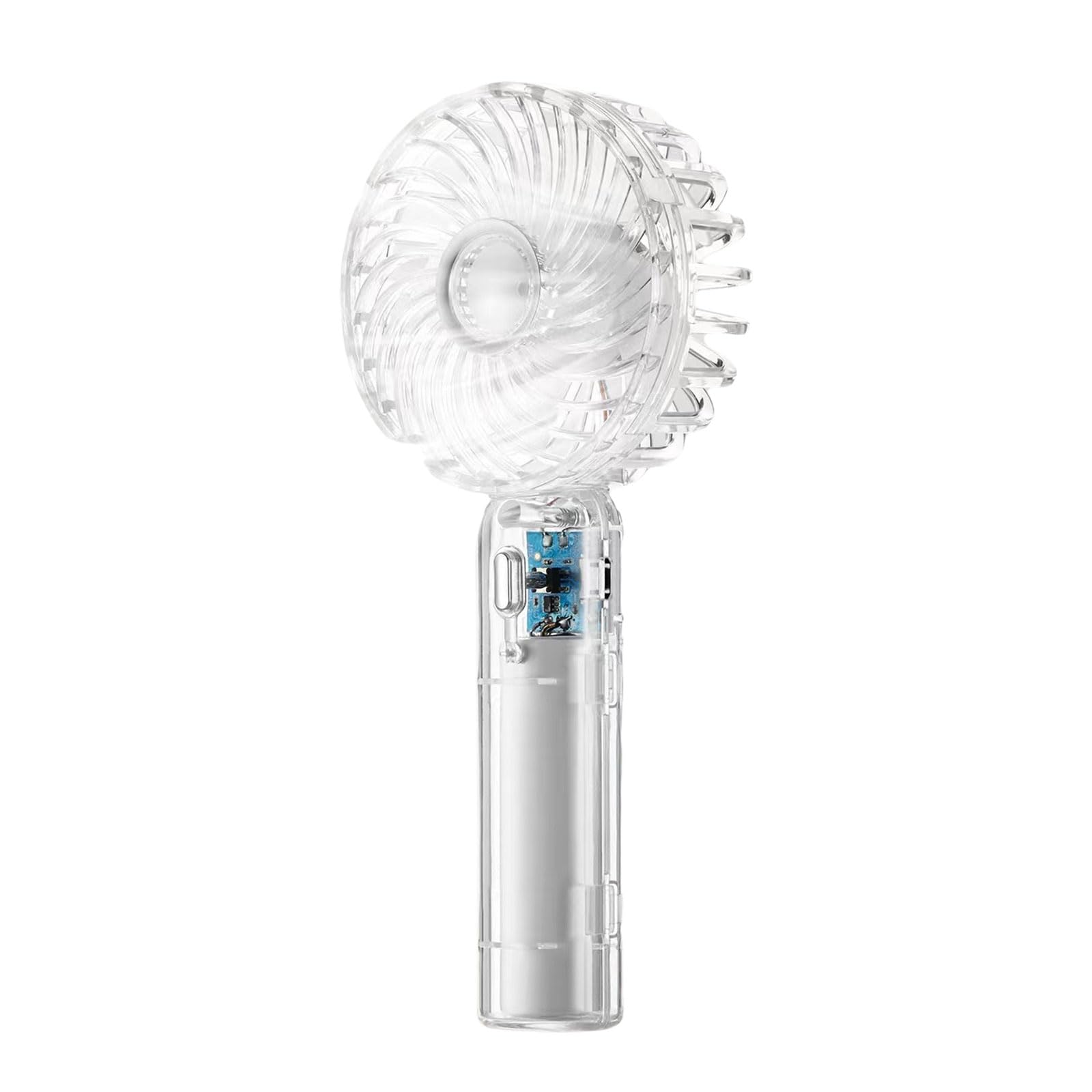 Maxtonser Portable Handheld Fan Portable Fan Rechargeable 1200mAh 3 Speed Electricity Rechargeable Fan Quiet for Outdoor