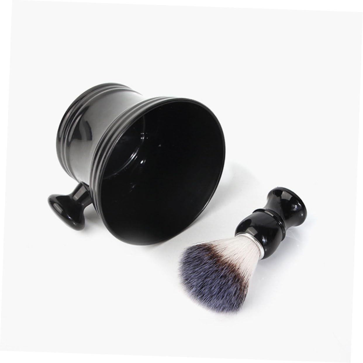 FOMIYES Beard Care Kit Shaving Brush with Bowl Shave Brush Shaving Bowl Grooming Tool