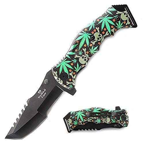 Snake Eye Tactical Heavy Duty Huntsman Folding Pocket Knife Outdoors Hunting Camping Fishing (ML-1) - Snake Eye Tactical