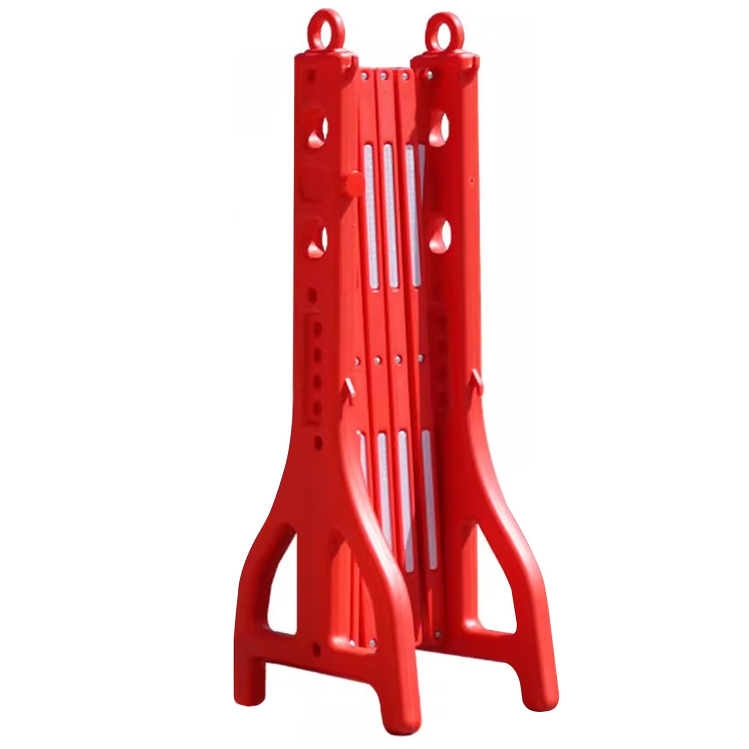 Barrière de sécurité pliable pour chantier évitant les intrusions et accidents