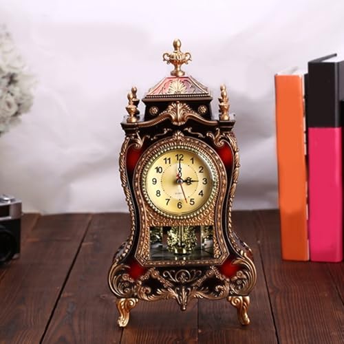 Reloj vintage retro de mesa analógico con alarma de escritorio y doce sonidos 3