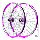 【Jeu de roues de vélo Dirt Jump 24/26/27,5/29 pouces】Moyeu avant à dégagement rapide 9*100 mm, boulon de moyeu arrière sur 10*135 mm, compatible avec Clincher 1,5-2,8