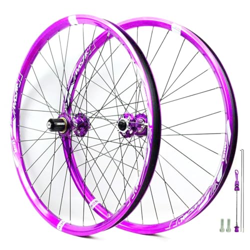 �_�[�g�W�����v�}�E���e���o�C�N�z�C�[���Z�b�g 24/26/27.5/29�C���` DH/XC/AM MTB���� 32H �f�B�X�N�u���[�L �t�����g�z�C�[�� QR 9 * 100mm ���A�{���g�I�� 10 135mm�A7-12s�J�Z�b�g�p (26�C���` �p�[�v