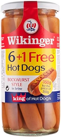 Wikinger Hot Dogs, 350 g with 6 + 1 Free