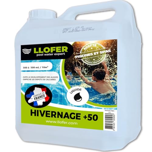 LLOFER - Produit d'hivernage Super - 5L - Effet détartrant, algicide et Anti-moisissures - Hivernage Actif et Passif - Non moussant