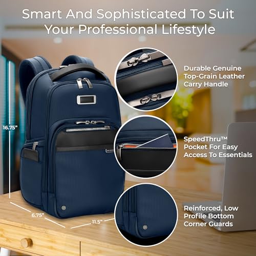 Image of Briggs & Riley @work Medium Backpack, Navy