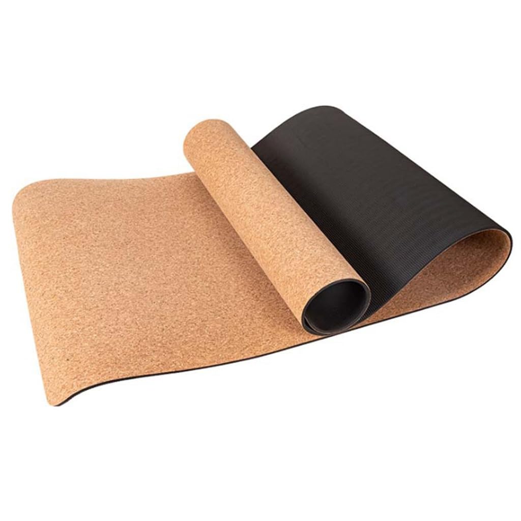 Esterilla de Yoga de Corcho Antideslizante Esterilla de Gimnasia Sostenible Suave Duradera Yoga Rodillera Cojín para Yoga Caliente (Color : Style6, Size : 183 * 61 * 0.6cm)