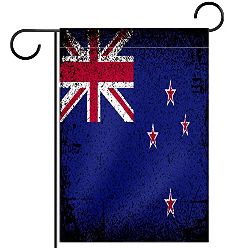 Drapeau de la Nouvelle-Zélande haut de gamme en polyester pongé, petit format double face extérieur