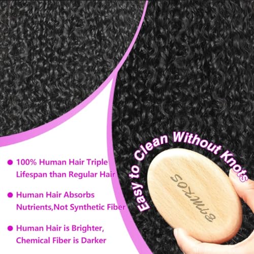 Image of 13x4 Deep Wave Lace Front Wigs Human Hair Pre Plucked 200 Density HD Transparent Lace Front Wigs Human Hair with Baby Hair Deep Curly Wigs Human Hair For Women 22inch