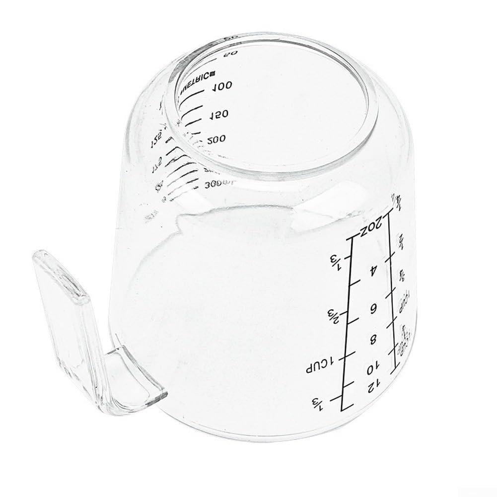 Messbecher-Set mit klaren Skalen, sicherem PP-Kunststoff, breiter Öffnung und dreieckigem Ausguss zum Backen und Kochen, mehrere Größen erhältlich (D)