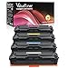 Valuetoner Compatible Toner Cartridges Replacement for HP 201X 201A CF400X CF400A, Use With Color LaserJet Pro MFP M277dw,MFP M252dw,MFP M277n,MFP M252n, 4 Pack (1 Black 1 Cyan 1 Magenta 1 Yellow)