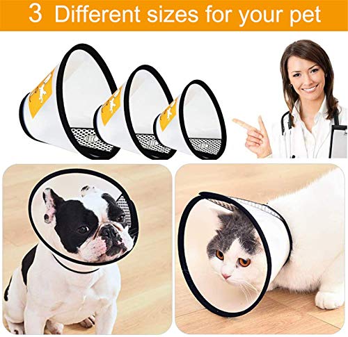 Vandove Collare Protettivo Forma Cono, 5 Pezzi