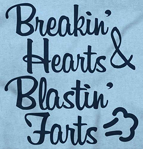 Image of Breakin Hearts Blastin Funny Silly Baby Romper Boys or Girls