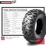 WANDA-UTV-ATV-Tire-25x8-11-25x8x11-6-Ply-Solid-20mm-Tread-10415