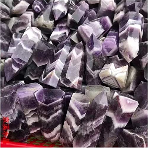 Punta de cuarzo amatista natural piedra morada decorativa para coleccionismo mineral 7