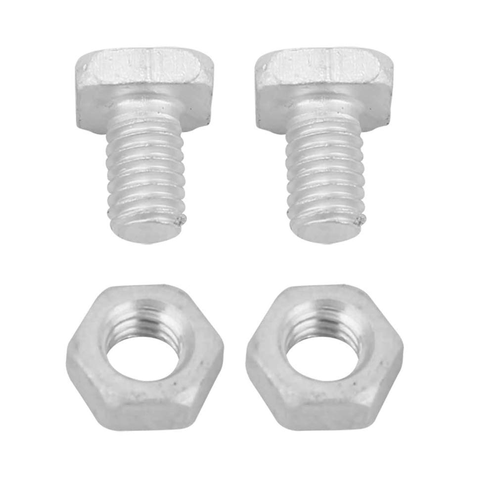 50 Packs Greenhouse Nuts and Bolts Square Head Bolts Nuts Greenhouse Repair Kit Parts Replacement Garden Supplies