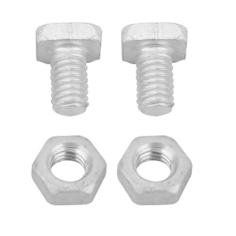 50 Packs Greenhouse Nuts and Bolts Square Head Bolts Nuts Greenhouse Repair Kit Parts Replacement Garden Supplies
