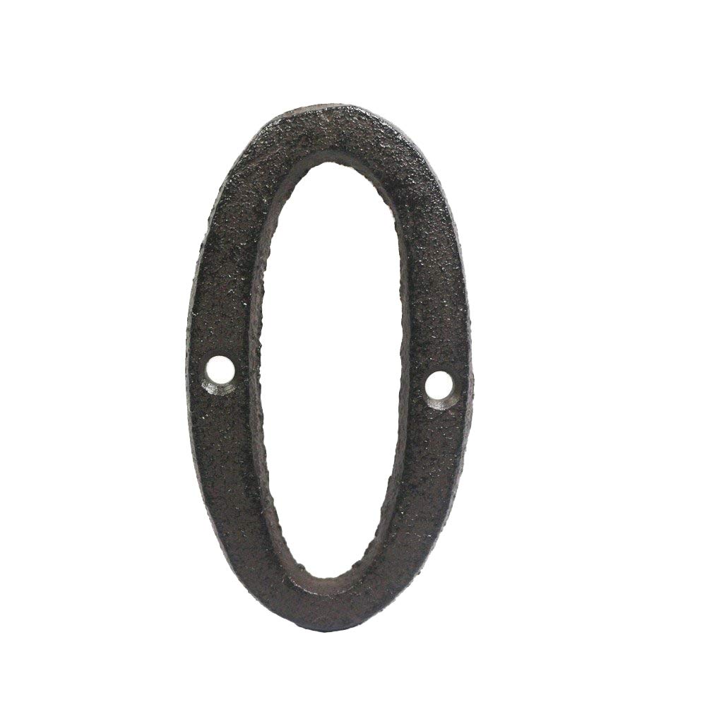 ausuky Cast Iron Retro Metal Alphabet Letters Numbers Sign Address Door Cafe Wall Decor A to Z,0 to 9 (0)