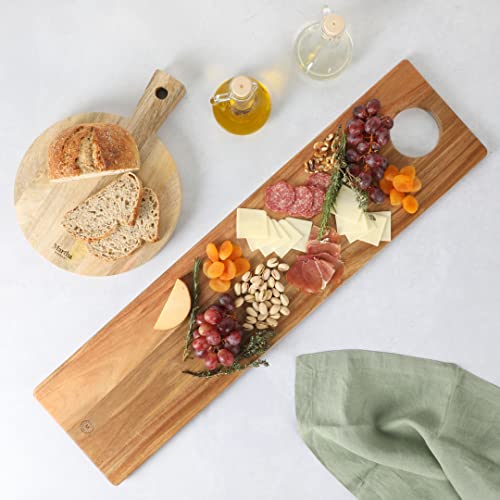 Martha-Stewart-Charcot-315-X-8-Large-Charcuterie-Serving-Board-Rectangular-Acacia-Wood Martha Stewart Charcot 315 X 8 Large Charcuterie Serving Board Rectangular Acacia Wood