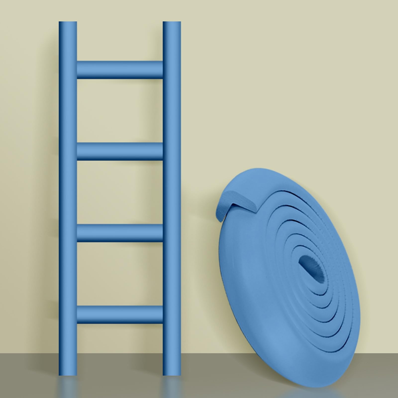 Protectores Esquinas Almohadillas de Escalera para literas Peldaños de Tracción para Dormitorios, Autoadhesivos Protectores Esquineros para Peldaños Comodidad para los pies, Protector de Esquinas (Co