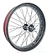 SZWEDI 20x4.0 Front Fat Bike Wheel Bolt On Snow Bicycle 20 Inch Double Wall Double Bearing Hub 36x12G Spokes 135mm Dropout Disc Brake Electric Fatbike Front Rim Set