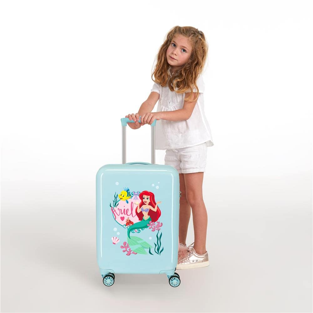 Disney Princess Celebration Equipaje- Equipaje para niños, Niñas, Ariel, 38x55x20 cms