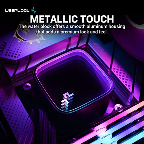 DeepCool LS520 SE Liquid Cooler 240mm 4th Gen DualChamber Pump 3100RPM